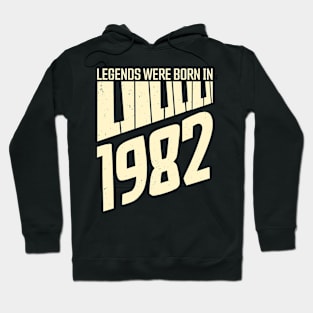 1982 Birthday Vintage Piano Pianist Hoodie